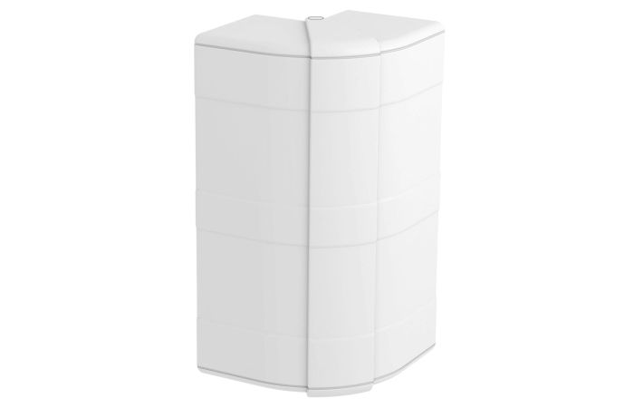Kampas išorinis 53x165 paslankus Rapid 45-2 be halogenų baltas RAL9010 GK-AH53165RW - OBO BETTERMANN