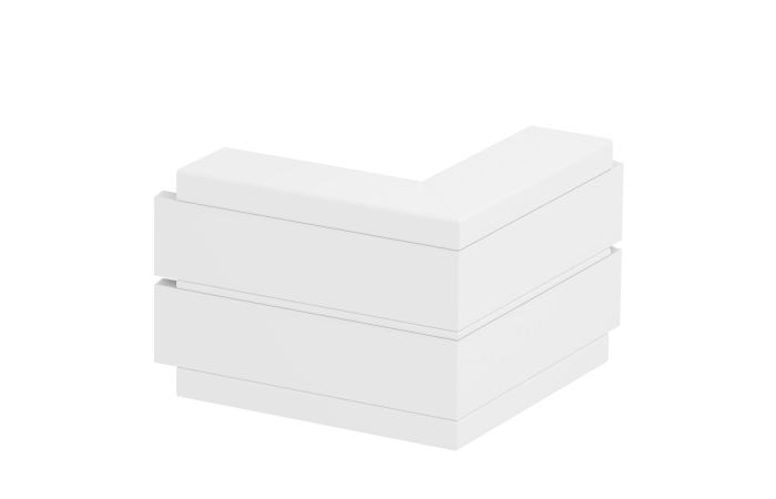 Kampas išorinis 53x130 Rapid 45-2 baltas RAL9010 GK-AS53130RW - OBO BETTERMANN