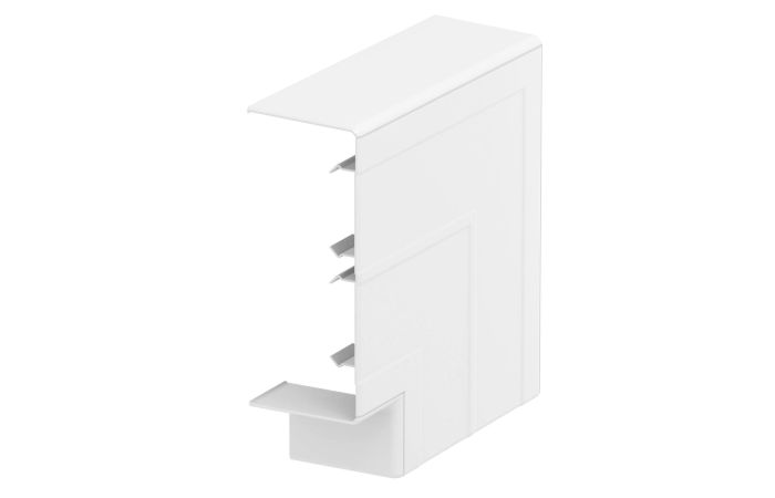 Plokščias kampas Gaubtas montavimas 172x172x56 Polikarbonatas/akrilnitrilo-butadieno-stirenas baltas RAL 9010 GK-FH53130RW - OBO BETTERMANN (pavadinimas tikslinamas)