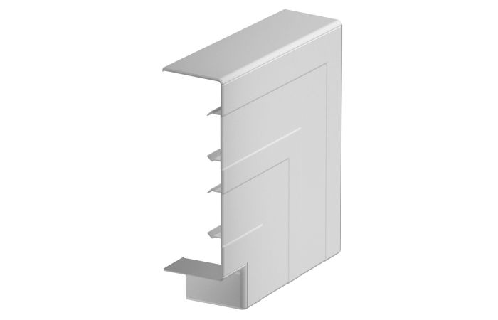 Dangtis plokščiam kampui 53x165 baltas RAL9010 GK-FH53165RW - OBO BETTERMANN