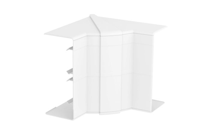 Kampas vidinis 53x130 paslankus Rapid 45-2 be halogenų baltas RAL9010 GK-IH53130RW - OBO BETTERMANN