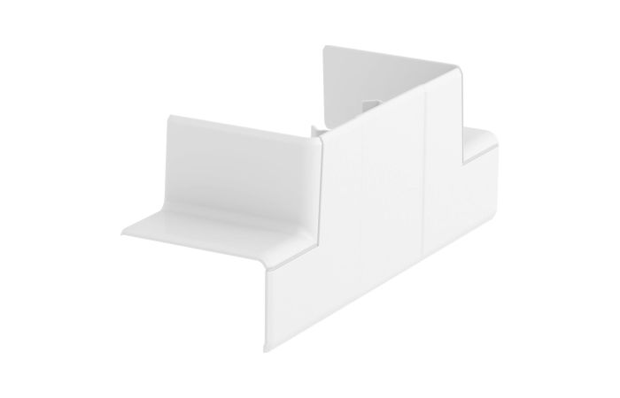 Adapteris T formos 53x100 Rapid 45-2 be halogenų baltas RAL9010 GK-TR53100RW - OBO BETTERMANN