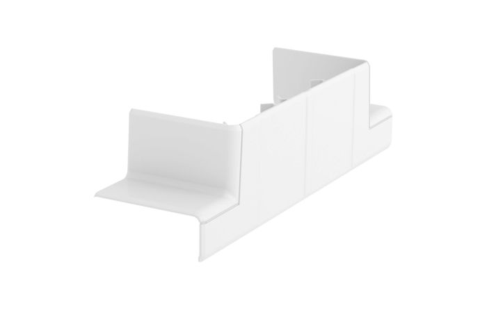 Adapteris T formos 53x130 Rapid 45-2 be halogenų baltas RAL9010 GK-TR53130RW - OBO BETTERMANN