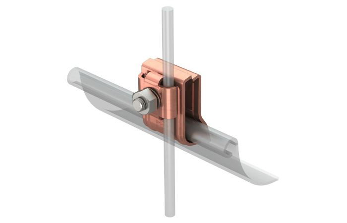Jungtis vielai prie lietvamz. 2x8 / 2x6mm Plienas, nerūdijantis A2 1.4301 padengtas variu RK-FIX CU - OBO BETTERMANN (pavadinimas tikslinamas)
