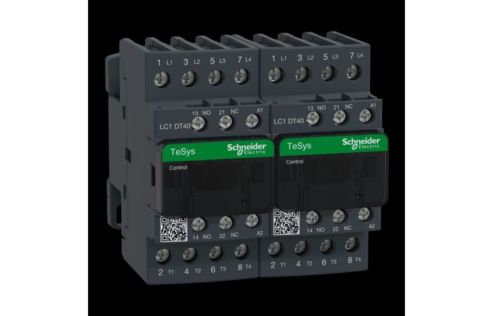 Kontaktorius reversinis 4P 40A 230V AC 2no+2nc LC2D TeSys - SCHNEIDER ELECTRIC