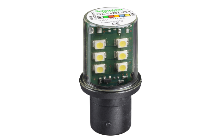 Lempa indikacinė LED BA15d 24V AC/DC XVB Harmony - SCHNEIDER ELECTRIC