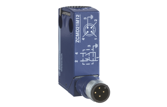 Korpusas galiniam jungikliui M12 1nc+1no 5-kontaktų jungtis ZCMD21C12 - TELEMECANIQUE