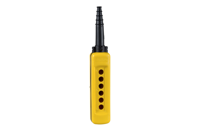 Postas valdymo 6 mygtukų nešiojamas tuščias IP65 geltonos spalvos XACA Harmony - SCHNEIDER ELECTRIC