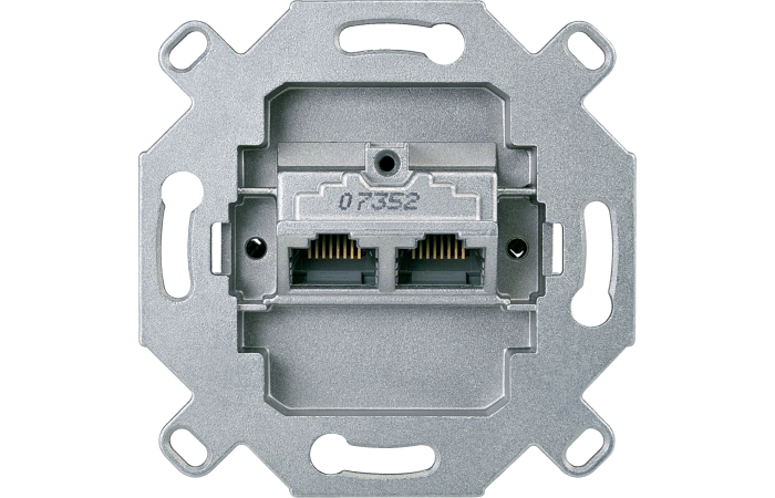 Lizdas p/t kompiuterinis dvigubas UAE8x8P Kat.6 ekranuotas 2XRJ45 - SCHNEIDER ELECTRIC