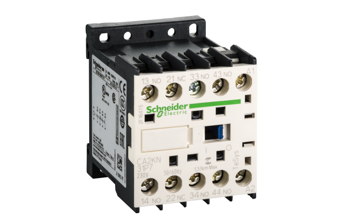 Relė kontaktorinė tarpinė 3no+1nc 230V AC CA2K TeSys - SCHNEIDER ELECTRIC