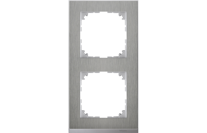 Rėmelis dvigubas nerūdijančio plieno spalvos M-PURE MERTEN - SCHNEIDER ELECTRIC