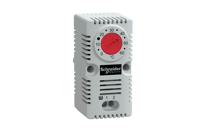 Termostatas skydui 1NC šildymui raudonas 0...60C - SCHNEIDER ELECTRIC