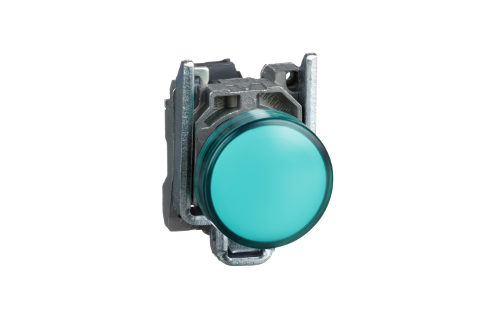 Lemputė žalia LED 24V AC/DC 22mm metalinė XB4 Harmony - SCHNEIDER ELECTRIC