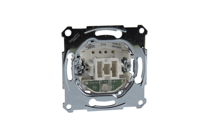 Mygtukas p/t viengubas IP20 su pašvietimu užspaudžiami kontaktai 10A 250V Merten Aquadesign - SCHNEIDER ELECTRIC