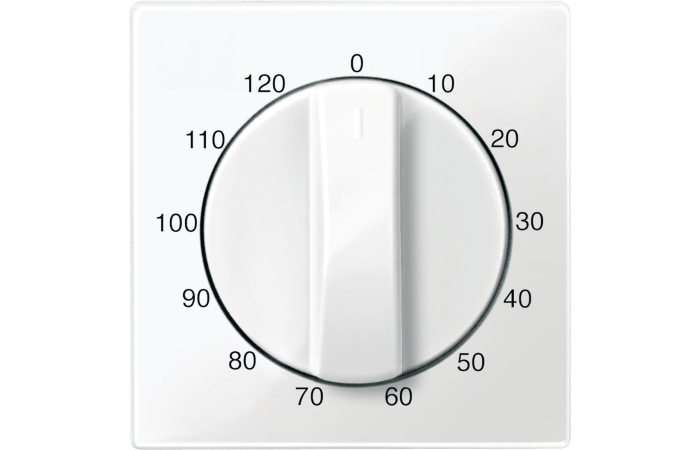 Dangtelis laikmačiui 120min baltos spalvos System M - SCHNEIDER ELECTRIC