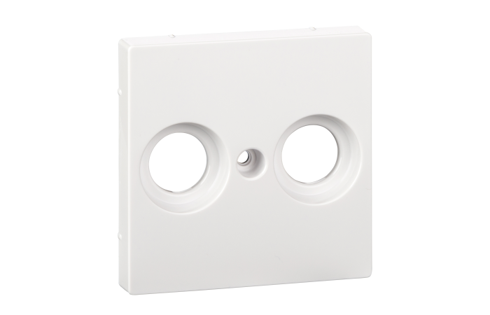 Dangtelis TV/SAT lizdui antibakterinis baltas RAL9016 System M - SCHNEIDER ELECTRIC