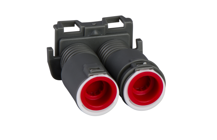 Jungtis vamzdžiui dviguba 16/20mm lanksti Multifix Eco [20] - SCHNEIDER ELECTRIC