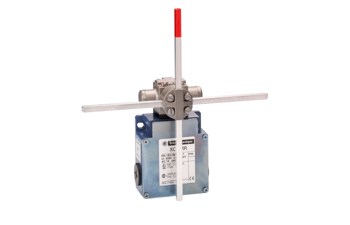 Jungiklis galinis M20 2x(2nc) 4 krypčių strypai 6mm XCKMR54D1H29 - TELEMECANIQUE