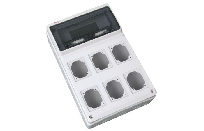 Skydelis v/t 13PLE 6 skyl. IP65 M-BOX - PCE