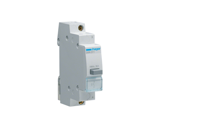 Mygtukas modulinis 1P 16A 1no 250V - HAGER
