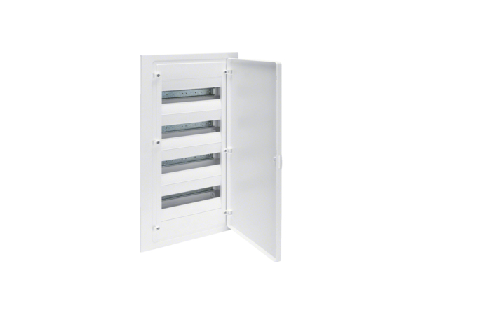 Skydelis p/t 48 modulių IP40 baltos durys - HAGER