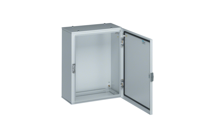 Skydas v/t 500x500x200 IP65 metalinis Orion (be montažinės plokštės) - HAGER