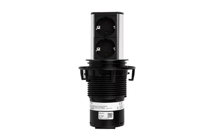 Stulpelis su lizdais SCHUKO 2x230V H05VV-F 3x1.5mm2 2m ELEVATOR - BACHMANN