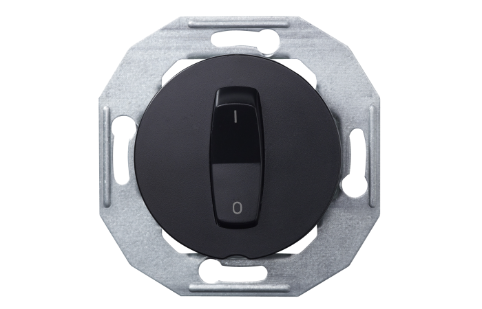 Jungiklis p/t viengubas juodas RENOVA - SCHNEIDER ELECTRIC