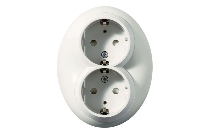 Lizdas p/t dvigubas baltas Renova - SCHNEIDER ELECTRIC