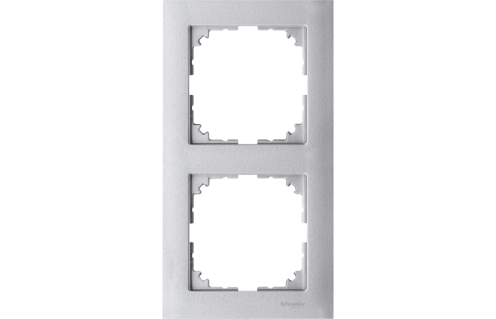 Rėmelis dvigubas aliuminio spalvos M-PURE MERTEN - SCHNEIDER ELECTRIC