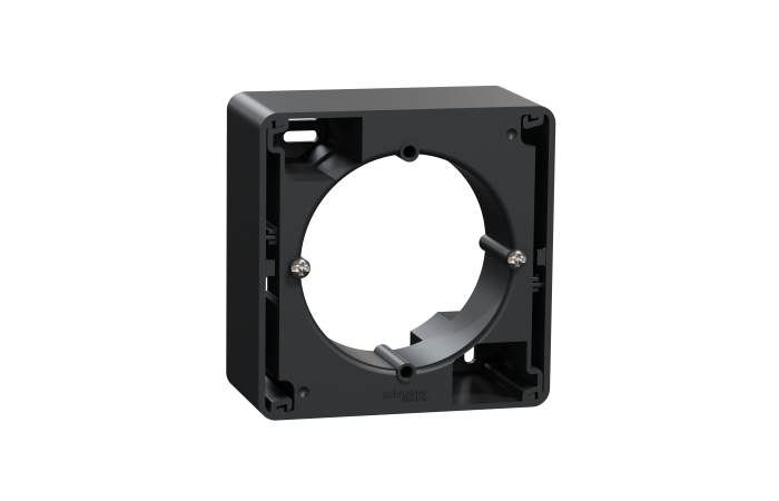 Dėžutė v/t vienguba antracito spalvos SEDNA DESIGN - SCHNEIDER ELECTRIC