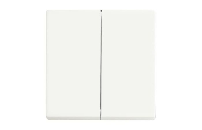 Klavišas dvigubam jungikliui baltos matinės spalvos 1785-884 Future Linear - ABB