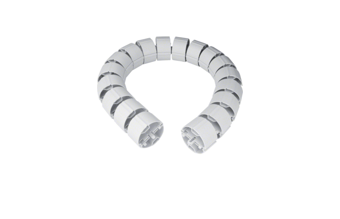 Kanalas lankstus apvalus pilkas D-70mm L-1m RAL7035 TEHALIT - HAGER