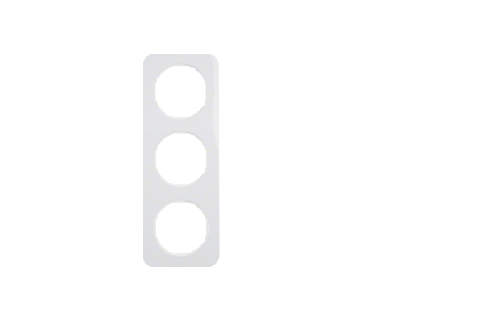 Rėmelis trigubas baltas blizgus R.1 - BERKER