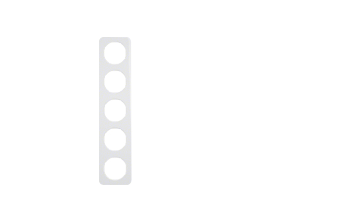 Rėmelis penkiagubas baltas blizgus R.1 - BERKER