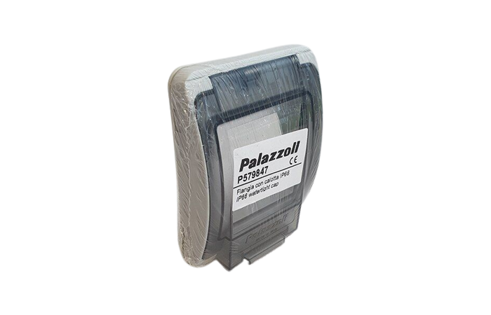 Dangtelis viengubas lizdui skaidrus 65x83mm IP55 - PALAZZOLI