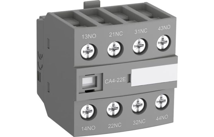 Kontaktas papildomas 2no+2nc ant viršaus AF26...AF96 CA4-22E - ABB
