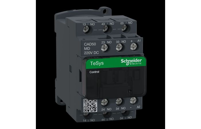 TeSys CAD kontroles rele. Valdymo grandines itampa:, CAD50MD, , CONTACTORS & MOTOR PROTECTION STANDARD OFFER < 150, TESYS AUXILIARY CONTACTORS - SCHNEIDER ELECTRIC (pavadinimas tikslinamas)