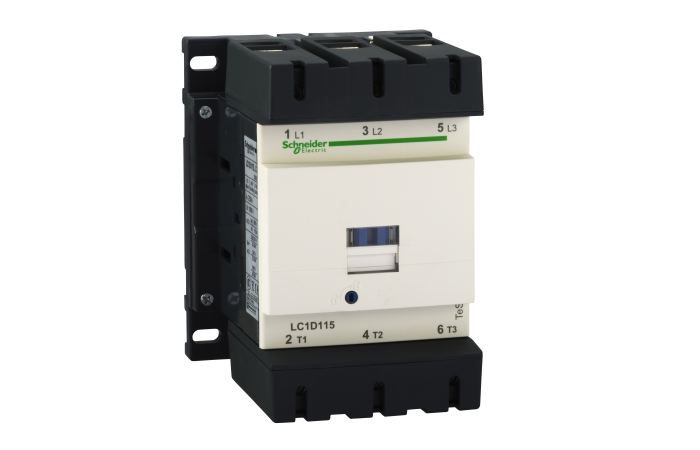 TeSys D kontaktorius LC1D. 3P. 3 N/O jegos kontakta, LC1D115M5, , CONTACTORS & MOTOR PROTECTION STANDARD OFFER < 150, TESYS CONTACTORS - SCHNEIDER ELECTRIC (pavadinimas tikslinamas)