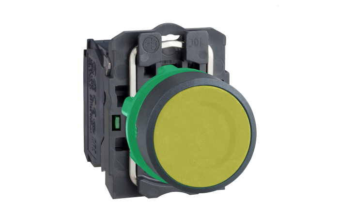 Mygtukas 1no be fiksacijos 22mm geltonas XB5 Harmony - SCHNEIDER ELECTRIC