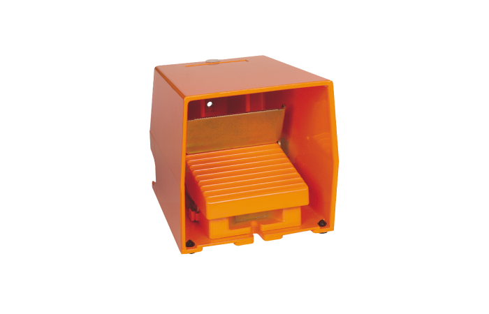 Jungiklis kojinis 1no+1nc IP66 su dangčiu oranžinis su trigeriu XPER Harmony - SCHNEIDER ELECTRIC