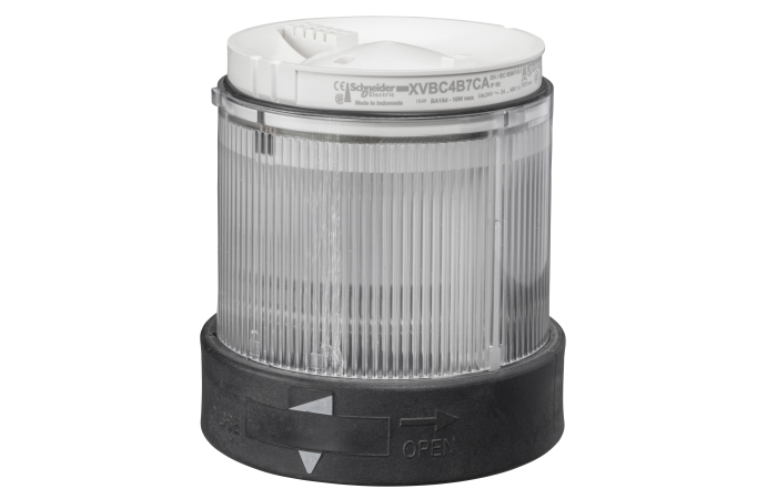 Švyturėlis pilkas 250V AC IP65 D-70mm XVBC Harmony - SCHNEIDER ELECTRIC