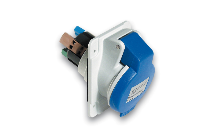 PK 32A 2P+PE 6h IP-44 k-ligzda n/t.skapim 250V, PKY32F423, INDUSTRIAL SOCKET OUTLETS, PRATIKA LV SOCKETS AND PLUGS, SOCKET LV MOB.16 AN - SCHNEIDER ELECTRIC (pavadinimas tikslinamas)