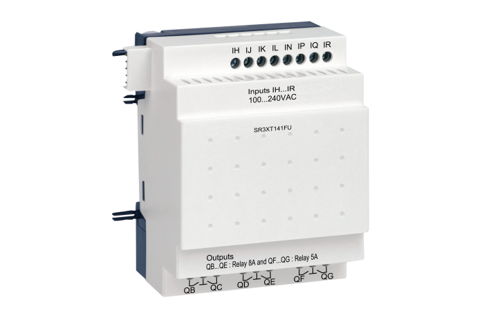 Modulis išplėtimo 14 I/O 100-240V AC 8DI 6 relių Zelio Logic - SCHNEIDER ELECTRIC