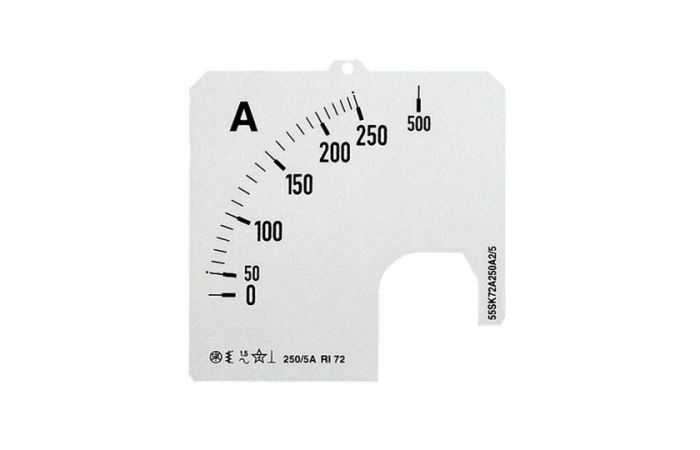 Skalė ampermetro 0-600A SCL-A1-600/96 - ABB