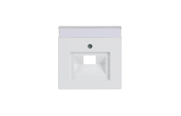 Dangtelis kompiuteriniam lizdui viengubas RJ45 baltos matinės spalvos 1803-884 Future Linear - ABB