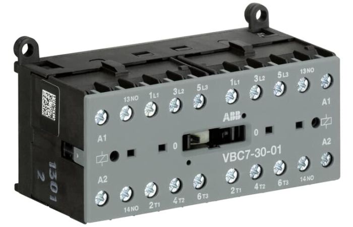 Kontaktorius reversinis 3P 5.5kW 24V DC 2nc VBC7-30-01-01 - ABB