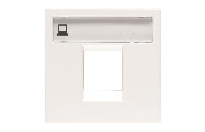 Dangtelis viengubas RJ45 lizdui baltas N2218.1 - ABB