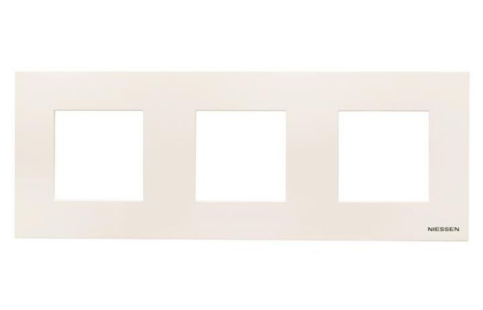 Rėmelis trigubas baltos spalvos N2273 BL Zenit - ABB