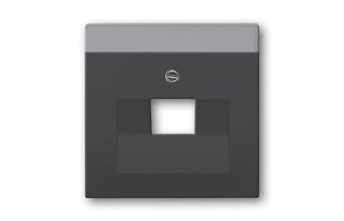 Dangtelis kompiuteriniam lizdui viengubas RJ45 juodos matinės spalvos 1803-885 Future Linear - ABB